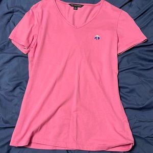 Brooks Brothers Women’s Pink V Neck Size S
